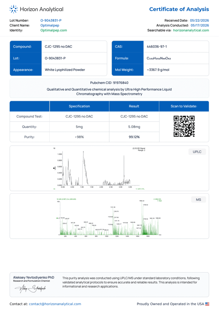 O-9043831-P - Ipamorelin + CJC-1295 - Purity-3