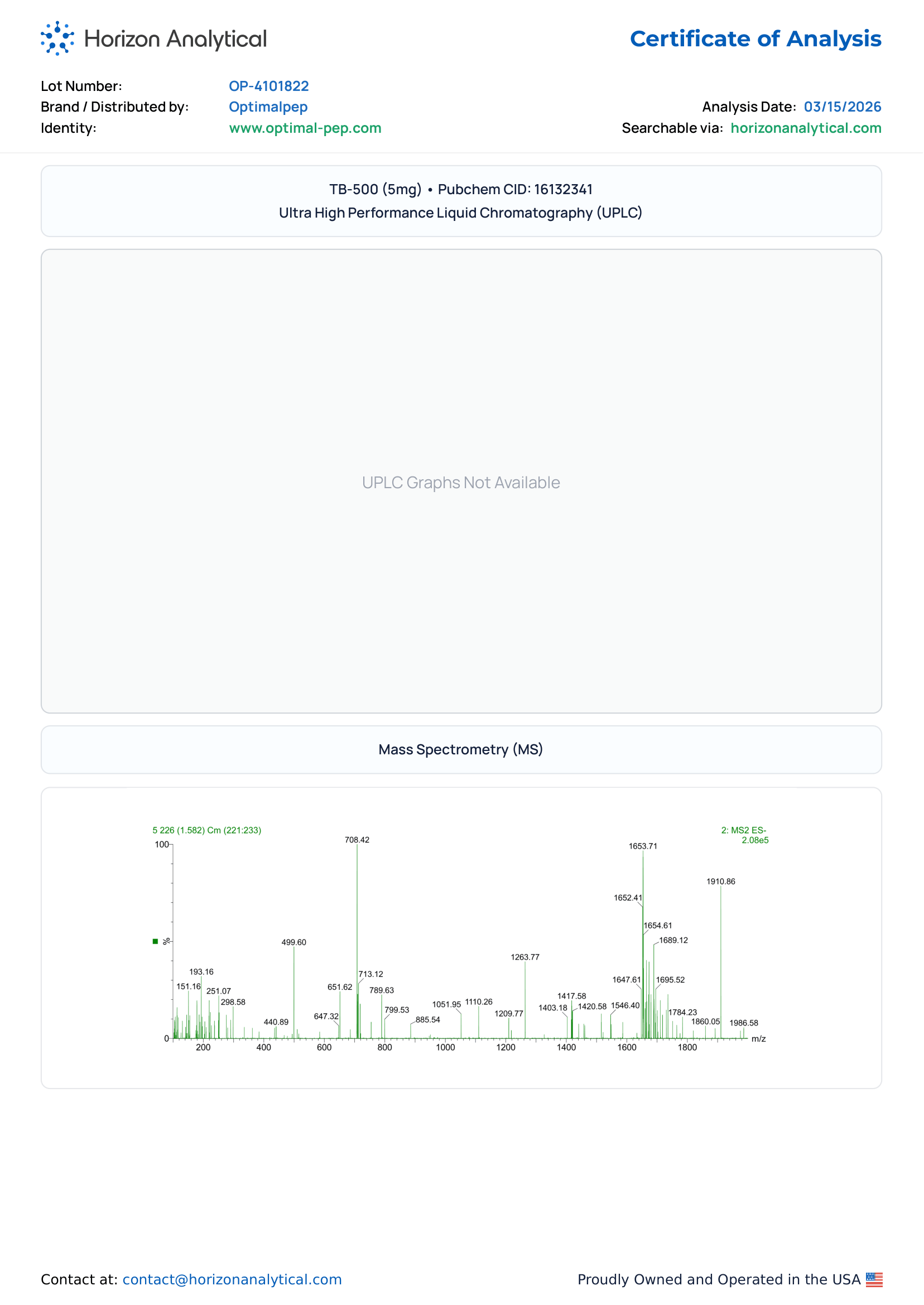 BPC-157 TB-500 Purity COA Page 4